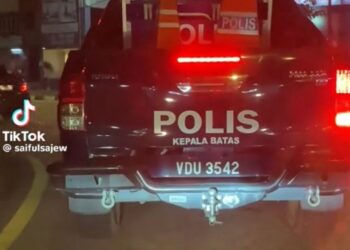 KENDERAAN polis yang tular di media sosial melakukan dua kesalahan trafik termasuk lampu brek rosak di Alor Setar.