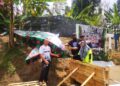 HIASAN kreatif jet pejuang yang dihasilkan penduduk Jalan 2/1 Taman Mayang Sari, Senawang membolehkan mereka muncul juara Pertandingan Hiasan Ceria Lorong sempena sambutan Hari Kebangsaan ke-68 dan Hari Malaysia 2025-UTUSAN /NUR SHARIEZA ISMAIL.