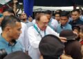 ANWAR Ibrahim menghadiri program Sesi Temu Anwar bersempena Perhimpunan Agung Pengangkap Johor Kali Ke-27 Tahun 2025 di Arena Utama, Tanjung Leman, Mersing.