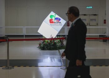 Perhimpunan Agung Antara Parlimen ASEAN ke-46 (AIPA GA) di Pusat Dagangan Dunia Kuala Lumpur (WTCKL) di sini hari ini. GAMBAR: FARIZ RUSADIO