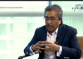 JOHARI Abdul Ghani dalam temubual khas Podcast Utama TV3.