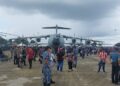 ORANG ramai membanjiri tapak pameran aset pada Karnival Civil-Military Cooperation (CIMIC) sempena Hari Ulang Tahun (HUT) Angkatan Tentera Malaysia (ATM) ke 92 di Pangkalan Udara Kuantan, Pahang.