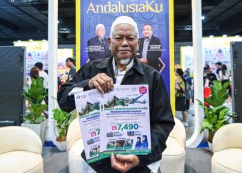 DATUK Md. Daud Che Ngah ketika ditemui pada sidang media pengumuman pakej baharu Andalusia sempena MATTA Fair 2025 di Pusat Dagangan dan Pameran Antarabangsa (MITEC) Kuala Lumpur di sini, hari ini. UTUSAN/SYAKIR RADIN