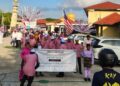 Antara kontinjen yang mengambil bahagian dalam perarakan sambutan Mailidur Rasul peringkat Masjid an-Nur, Saujana Utama, Sungai Buloh, pagi ini.
