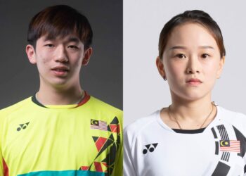 Loo Bing Kun (kiri) bersama Go Pei Kee akhirnya berpisah selepas pasangan itu tidak mampu pergi jauh dalam kejohanan antarabangsa.