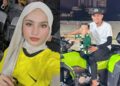 NUR Syazwani Mizuana Shahril (kiri) memaklumkan keputusan yang dibuatnya bukanlah sesuatu yang mudah.