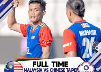 SKUAD hoki kebangsaan mengakhiri kempen Kumpulan B Piala Asia 2025 dengan bergaya selepas membelasah Taiwan 15-0 di Bihar, India, hari ini. - Facebook Konfederasi Hoki Malaysia