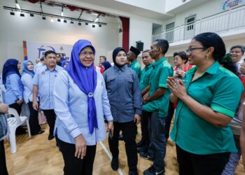 Datuk Bandar Kuala Lumpur, Datuk Seri Dr. Maimunah Mohd. Sharif pada Sesi Dialog Bandar Raya 2025, di Kompleks Komuniti Muhibbah Bukit Jalil, di sini hari ini. Foto: SHIDDIEQIIN ZON