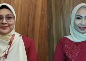 NURUL EZZATI AZMI (kiri) dan NABILA NORSAHAR
