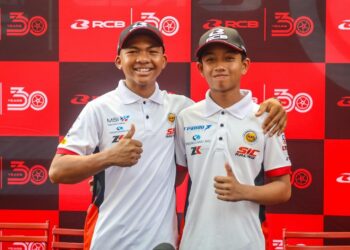 HAKIM Danish (kiri) dan Qabil Irfan berkongsi misi untuk memburu kemenangan masing-masing di Itali serta Portugal, hujung minggu ini. - Ihsan SIC Racing