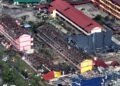 KEADAAN Sekolah Kebangsaan Kampung Medan, Telok Panglima Garang yang musnah akibat dibadai ribut dan puting beliung petang kelmarin, menyebabkan sesi persekolahan tidak dapat diadakan. – UTUSAN/AMIR KHALID