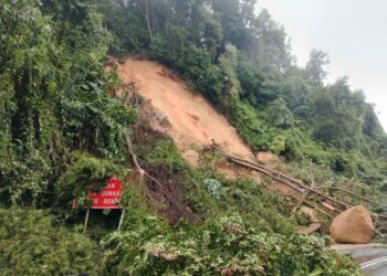 KEJADIAN kegagalan cerun kritikal yang berlaku Jalan Tun Sardon (Bukit Baru), Pulau Pinang, semalam
