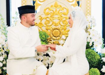 TENGKU Amir Shah Sultan Sharafuddin Idris Shah bersama pasangan, Afzaa Fadini Abdul Aziz.