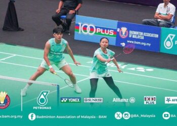 DANIA Sofea Zaidi (kanan) berdepan kecederaan ACL.-IHSAN BAM