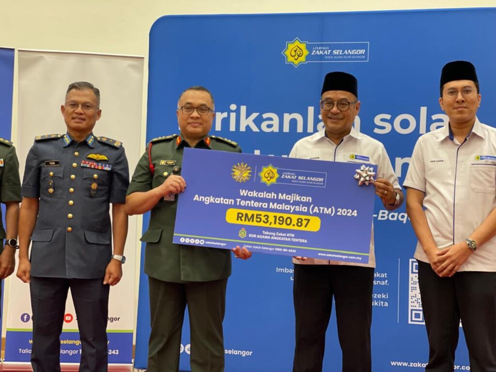 3,718 anggota ATM Selangor diseru lunas zakat menerusi ‘Anda Hero Asnaf’ 1 Baru zakat ATM