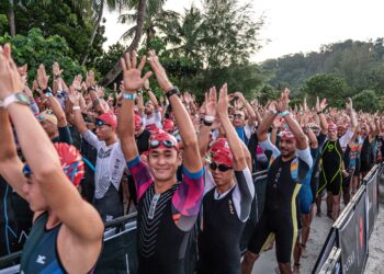 Ironman Malaysia kini diiktiraf antara triatlon jarak jauh paling berprestij di rantau Asia.-IHSAN PENGANJUR