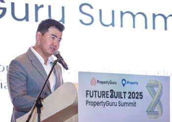 PENGURUS Negara PropertyGuru dan iProperty Malaysia, Kenneth Soh ucapan sempena Sidang Future Built 2025 oleh PropertyGuru dan iProperty Malaysia di sini.UTUSAN/SYAKIR RADIN