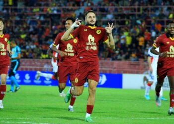 PENYERANG Import Negeri Sembilan FC, Jovan Motika antara tonggak pasukan yang memberi impak besar kepada pasukan kendalian Nidzam Jamil.-UTUSAN/MOHD SHAHJEHAN MAAMIN.