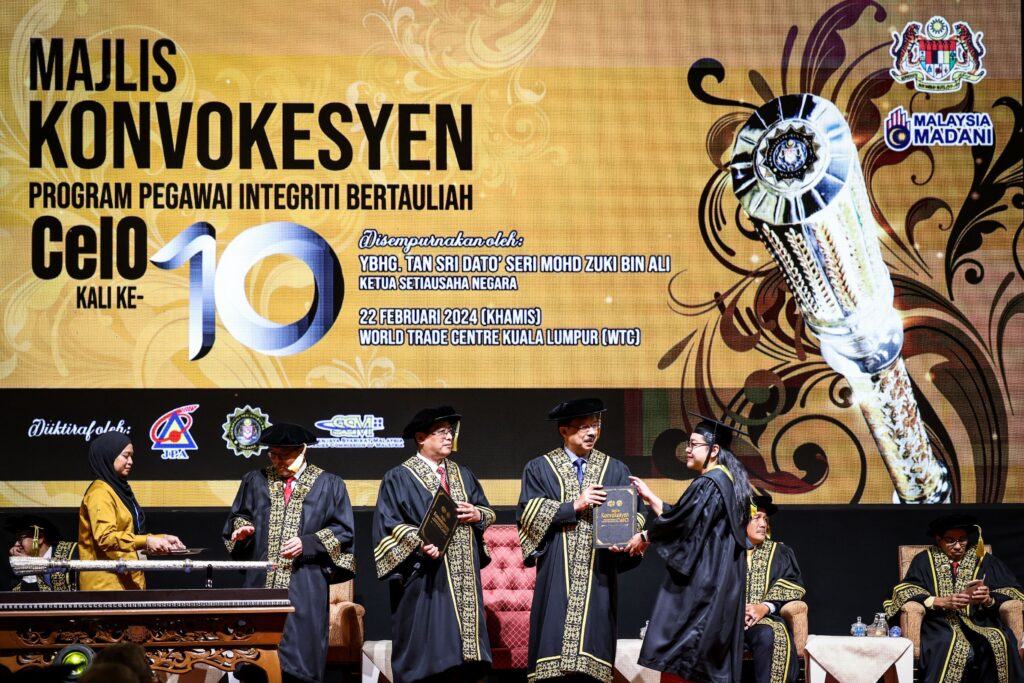 Pegawai integriti bertauliah perlu jadi ejen perubahan dalam kerajaan