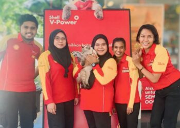 mimi menjadi haiwan kesayangan staf Shell Jalan Kulim.