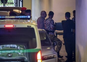 Najib Tun Razak tiba di Mahkamah Tinggi Kuala Lumpur Selasa lalu untuk sambungan hujahan pembelaan kes penyelewengan dana RM2.3 bilion milik 1Malaysia Development Berhad (1MDB).