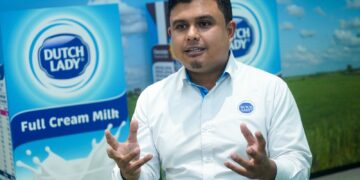 EZMIR Hazizi Azhar ketika ditemui Utusan Malaysia di Kilang Dutch Lady Milk Industries Berhad (DLMI), Bandar Enstek.