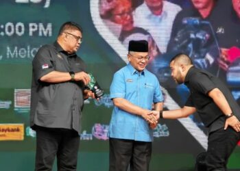 MOHD. NA’IM Mokhtar pada Majlis Perasmian Festival Halal Antarabangsa Melaka (MIHF’25) di Pusat Dagangan Antarabangsa Melaka (MITC), Ayer Keroh, Melaka. - UTUSAN /AMRAN ALI