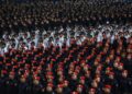 ANGGOTA Polis Diraja Malaysia (PDRM) yang terlibat dalam Taklimat Penugasan Sempena 47th Asean Summit and Related Summits yang disampaikan oleh Timbalan Pengarah Jabatan Keselamatan Dalam Negeri dan Ketenteraman Awam (Gerakan/Operasi) Bukit Aman, Datuk Fisol Salleh di Hangar Lapangan Terbang Lama, Bandar Malaysia hari ini.-UTUSAN/AFIQ RAZALI