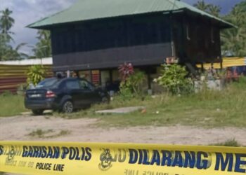LOKASI kejadian kes bunuh membabitkan seorang wanita dan anak angkatnya di Kampung Sekolah, Juru, Bukit Mertajam, Pulau Pinang malam tadi.