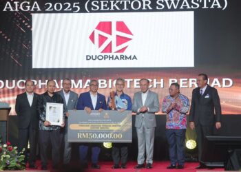 ANWAR pada Majlis Amanat Perdana Integriti Nasional (MAPIN) dan Penyampaian AIGA 2025 di Putrajaya. - UTUSAN/KAMARIAH KHALIDI