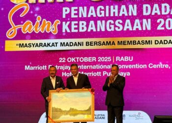 SAIFUDDIN Nasution Ismail pada Simposium Sains Penagihan Dadah Kebangsaan 2025 di Putrajaya. - UTUSAN/NURIN NABILAH MAHMOD