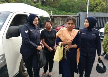 BEGUM Masuma dihadapkan ke Mahkamah Sesyen, Johor Bahru, Johor atas pertuduhan menyebabkan cedera parah ke atas seorang lelaki berusia 33 tahun. - UTUSAN/BAAZLAN IBRAHIM