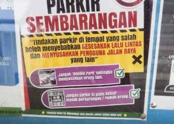 PERBUATAN meletakkan kenderaan sesuka hati tanpa memikirkan ruang orang lain bukan sahaja menyusahkan tetapi juga mencerminkan sikap tidak bertanggungjawab.