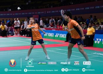 Malaysia menutup saingan Kumpulan C selaku juara selepas membenam Australia 2-0, semalam, yang sekali gus menyaksikan pasukan negara meraih kemenangan dalam kesemua tiga perlawanan di pusingan awal. - IHSAN FB BAM
