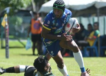 PERLIS mara ke separuh akhir Kejohanan Ragbi Piala Agong selepas kejayaan mereka menundukkan Angkatan Tentera Malaysia (ATM) 49-3 di saingan suku akhir, Sabtu lalu. - Ihsan Persatuan Ragbi Perlis