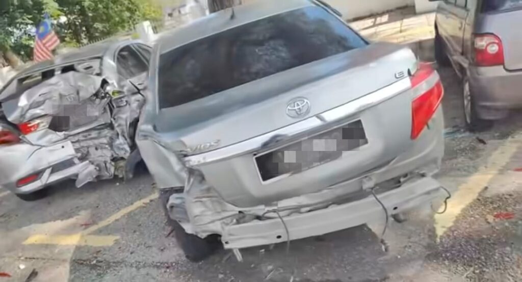 Pemandu van rempuh enam kereta di Stesen KTM Ipoh serah diri 1 rempuh