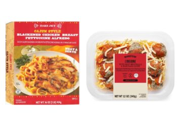 DUA produk pasta keluaran The Nate’s Fine Foods products yang ditarik balik dari pasaran oleh FDA.-AGENSI