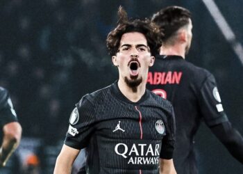 VITINHA meledak hatrik ketika PSG membenam Spurs 5-3 dalam aksi Liga Juara-Juara, awal pagi tadi.