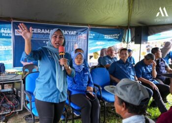 RAHIMAH Majid ketika berkempen.