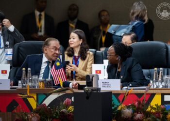 ANWAR Ibrahim semasa Sidang Kemuncak G20 di Republik Afrika Selatan. PEJABAT PERDANA MENTERI
