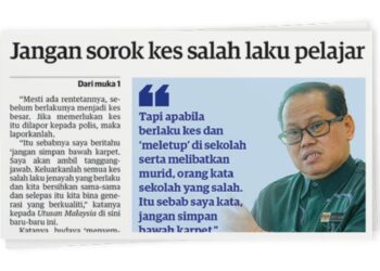 Laporan Utusan Malaysia, 12 November 2025