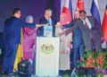 Ahmad Zahid Hamidi pada majlis Forum ICT Perlindungan Kanak-Kanak Da­lam Talian ASEAN 2025 dan Peluncuran Pelan Tindakan Dasar Kanak-Kanak Negara di Kuala Lumpur, semalam. – UTUSAN/ISKANDAR ISHAK