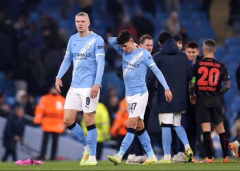 ERLING Haaland yang dimasukkan dalam separuh masa kedua nyata gagal memberi impak kepada barisan serangan City-AFP