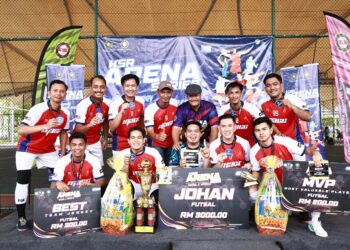 PASUKAN futsal Suruhanjaya Pencegahan Rasuah Malaysia (SPRM) Selangor muncul juara Program KSR Arena Series 2025 – Piala Ketua Pesuruhjaya.