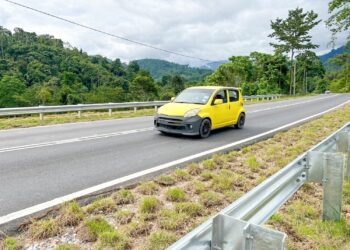 JALAN Gua Musang-Jeli di Kilometer 35, siap dibaikpulih sepenuhnya dengan anggaran kos RM4.1 juta.