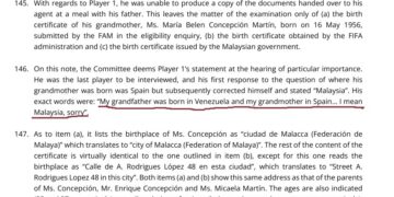 ANTARA 'motivated decision' atau alasan bertulis penuh setebal 64 muka surat yang dikeluarkan Jawatankuasa Rayuan badan induk dunia itu.
