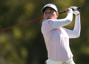 Jeeno Thitikul mendahului hari kedua Kejuaraan Jelajah LPGA apabila menamatkan saingan kelmarin dengan sembilan bawah par 63 untuk membuka jurang tiga pukulan menjelang hujung minggu. - AFP