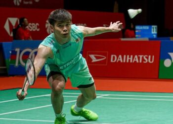 Leong Jun Hao gagal menembusi pusingan kedua Kumamoto Masters di Jepun. - UTUSAN/ISKANDAR ISHAK