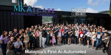 Majlis pelancaran MK Ai Care di Mantin, baru-baru ini.