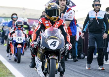 PENAMPILAN Qabil Irfan Azlan dalam dua perlumbaan pusingan ketujuh bagi kelas ESBK Talent di Litar Jerez hanya sebagai pelengkap musim selepas dinobatkan juara lebih awal, September lalu. - Ihsan ZK Racing